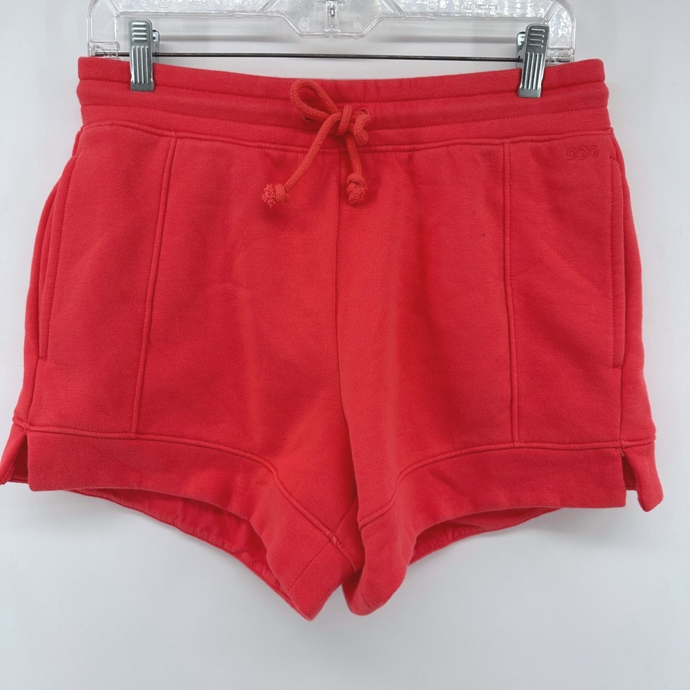 DSG Womens Classic Fleece Mid-Rise Short Cabana Coral DAW15405 Size S